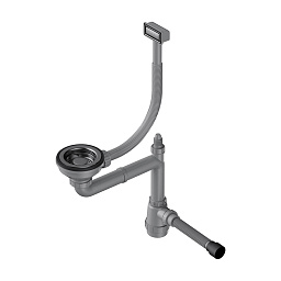 Арматура для одночашевых моек со скрытым прямоугольным переливом (4956483)