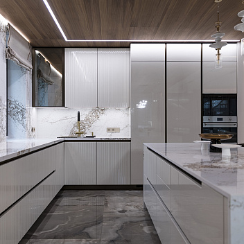 Обзор кухни Pure Glam от фабрики Aster 